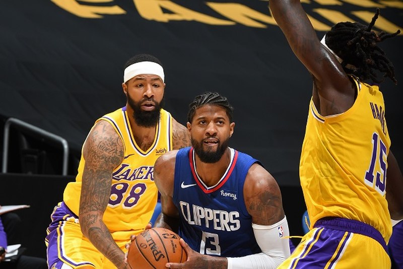 George Leonard Clippers Lakers