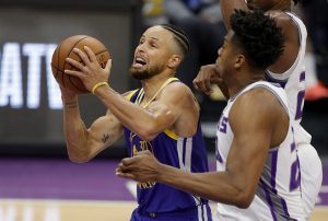 Stephen Curry Warriors Kings