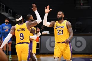 Lakers Thunder seis vitórias