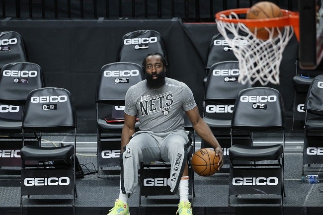 harden poupado nets pescoço