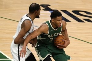 Antetokounmpo vitória Bucks Nets