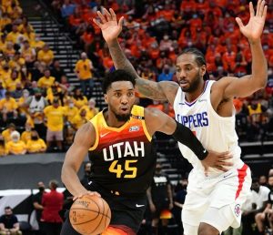 Donovan Mitchell Jazz Clippers