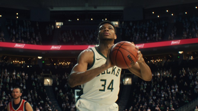 Giannis Antetokounmpo Budweiser NBA