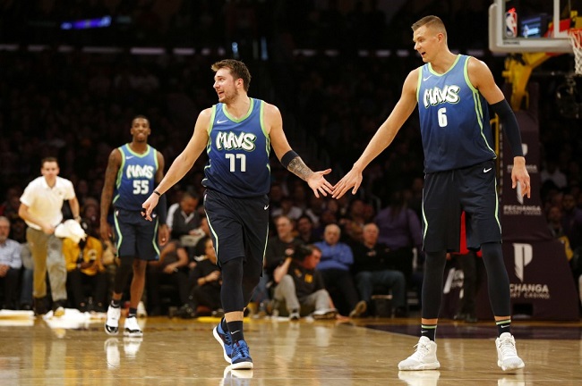 Porzingis ciúmes Doncic Mavericks