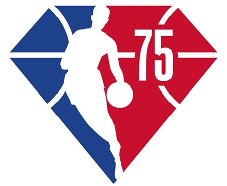 NBA logo aniversário 75