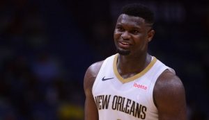 zion williamson volta pelicans