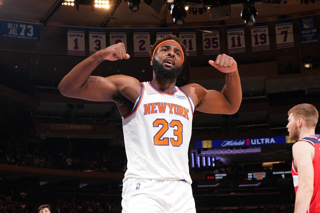 mitchell robinson knicks frustração