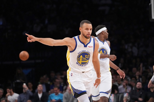 Atuação Curry Warriors Nets