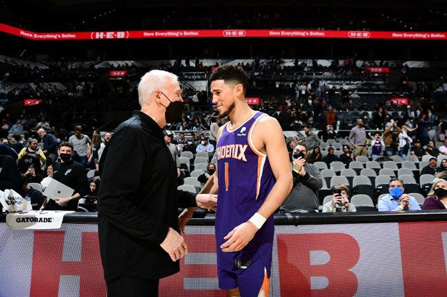 Devin Booker Suns Spurs