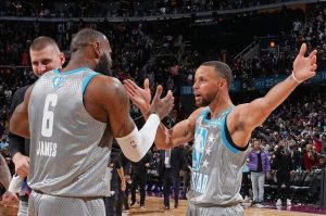 Curry LeBron Jogo Estrelas