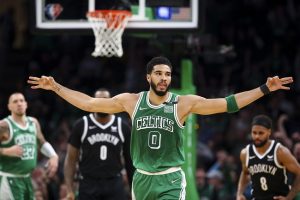 Tatum 54 Durant Celtics Nets