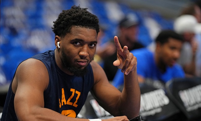 donovan mitchell time jazz