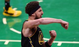 klay thompson lesão vitória
