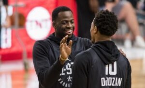 draymond green derozan warriors