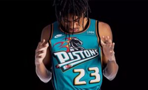 Detroit Pistons uniforme 90