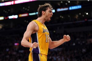 gasol camisa aposentar lakers
