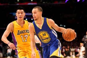Jeremy Lin Stephen Curry