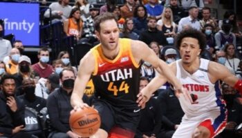 Jazz troca Bogdanovic Pistons
