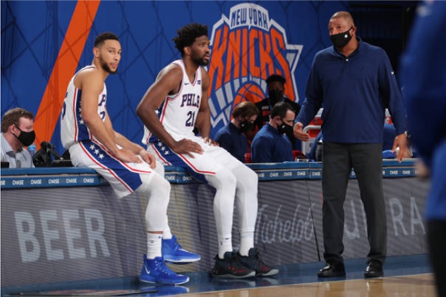 Simmons Embiid Doc Rivers