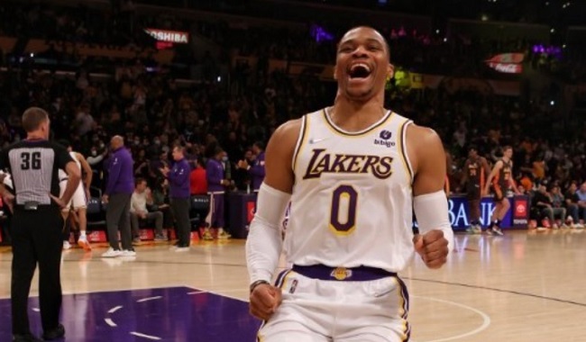 lakers westbrook russell troca