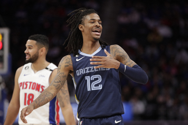 Grizzlies Pistons Ja Morant