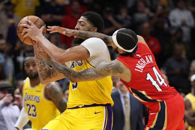 lakers trocou anthony davis