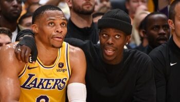 Técnico Lakers Westbrook banco