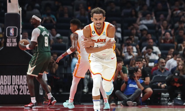 trae young hawks bucks