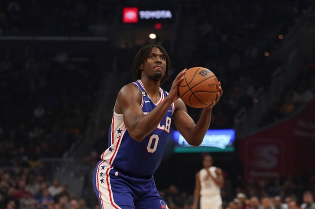 Tyrese Maxey 76ers Cavaliers