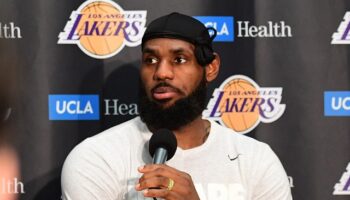 lebron james início lakers