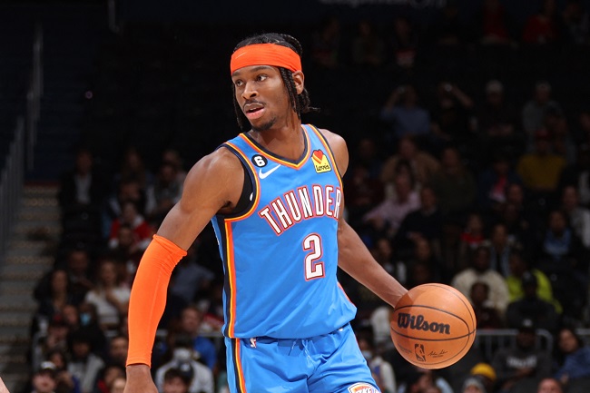 Shai Thunder destaques NBA