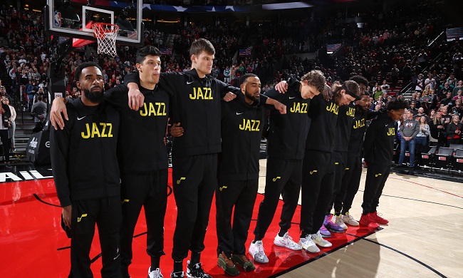 jazz blazers líder oeste