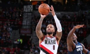 lillard recordes cesta três