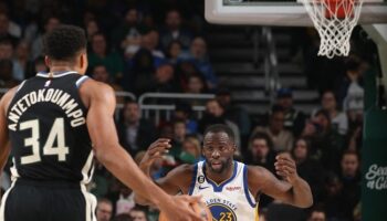 Giannis Antetokounmpo Warriors Bucks