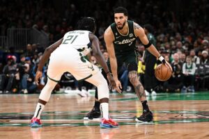 Jayson Tatum Celtics Bucks