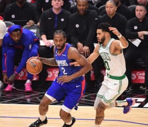 Kawhi Leonard Clippers Celtics