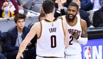 Kevin Love Cavaliers Irving