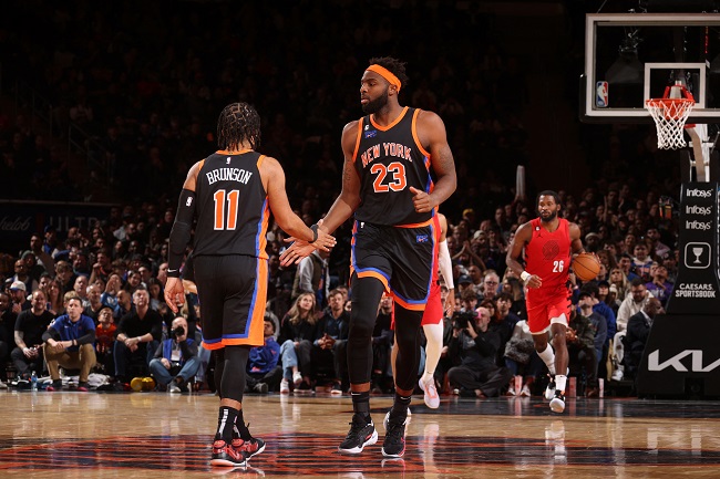 Mitchell Robinson ataque Knicks