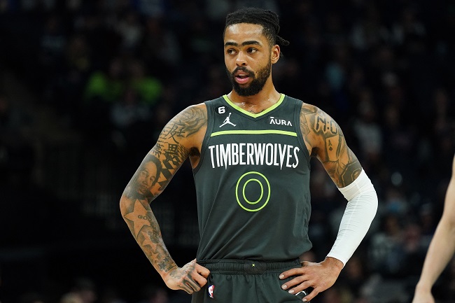 timberwolves troca d'angelo russell