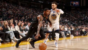 kyrie irving nets warriors