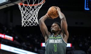 anthony edwards líder timberwolves