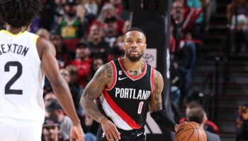 Damian Lillard Blazers Jazz