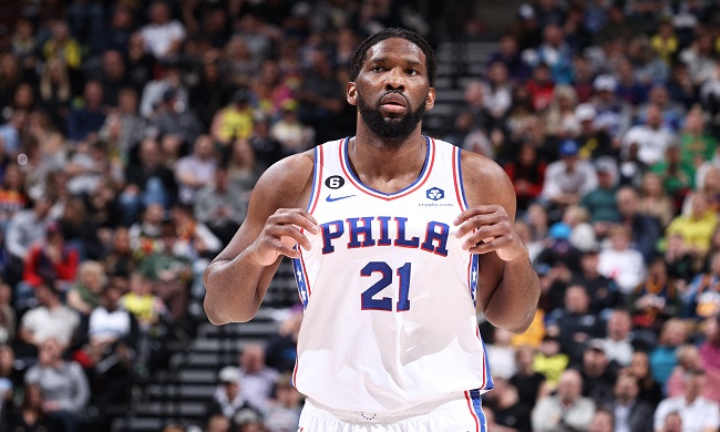 joel embiid sixers jazz