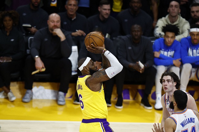LeBron James recorde Lakers