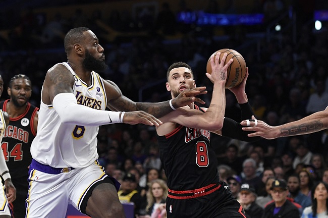 lebron james bulls lakers