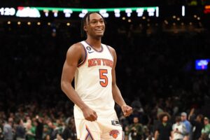 quickley carreira knicks vitória