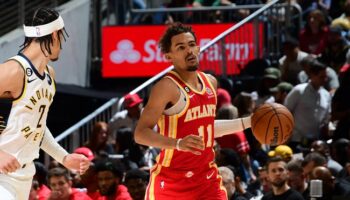 Trae Young expulso árbitro