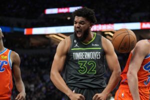 towns timberwolves thunder nba