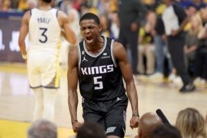 deaaron fox playoffs warriors