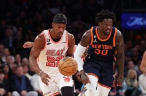 NBA playoffs Heat Knicks